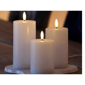 Sille Genopladelig 3 stk. 7,5 cm H 10, 12,5 og 15 cm