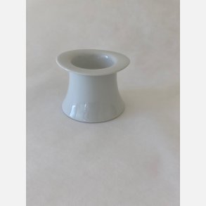  Lysestager hvid 5 cm.